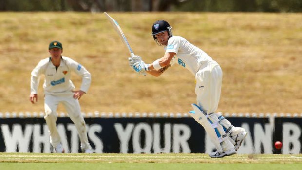 Ready for the short stuff: Australian captain Michael Clarke in action for the Blues.