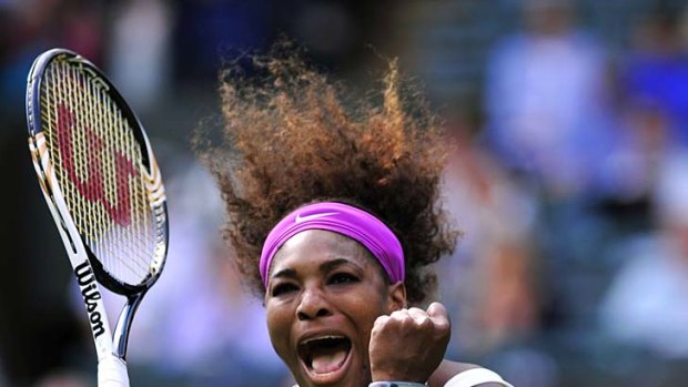 Serena Williams was relieved to get the jump on Zheng Jie after a near 2&#189; hour battle.