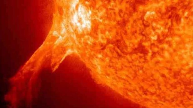 Hot spot: a burst of magnetism from the sun just missed Earth two years ago.