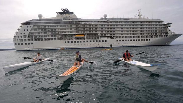 In residence ... cruise ship The World launched in 2002 and its passengers live on board as permanent residents.