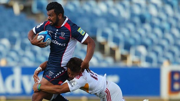 Ready for Reds: Kurtley Beale will play his first game for the Rebels on Saturday.