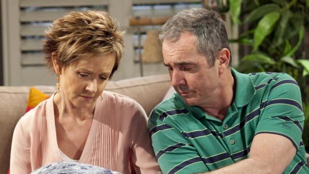 Neighbours' producers juggle lengthy histories with mainstays such as Susan and Karl Kennedy (Jackie Woodburne and Alan Fletcher).