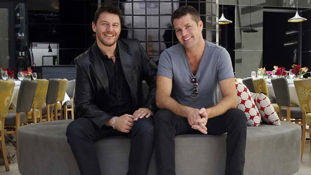 Putting contestants through the wringer ... <i>My Kitchen Rules</i> judges Pete Evans and Manu Feildel.