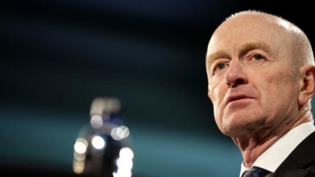 RBA governor Glenn Stevens said low interest rates are working but the economy "continues to face some significant headwinds".