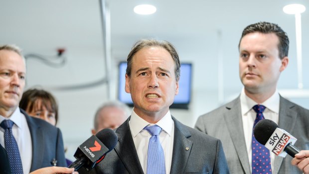 Sports minister Greg Hunt has been talking to gambling companies about the national sports lottery.