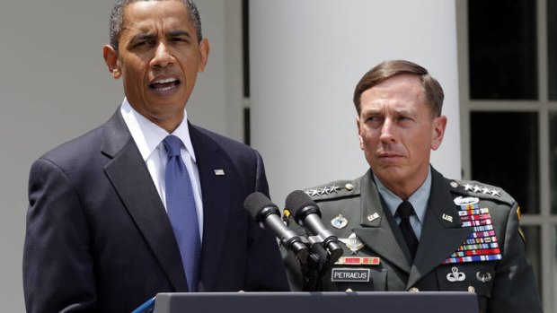 President Barack Obama with General David Petraeus ... Obama now has to find himself a new spy chief.