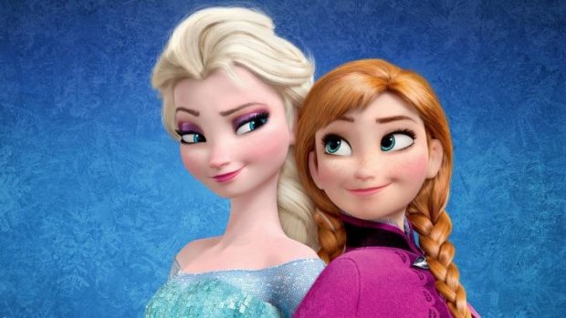 Back for a sequel: Elsa and Anna from the original <i>Frozen</i>.