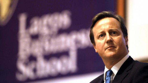 British Prime Minister David Cameron: No social housing for London looters.