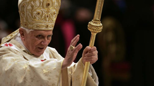 Failing health ... Pope Benedict XVI.