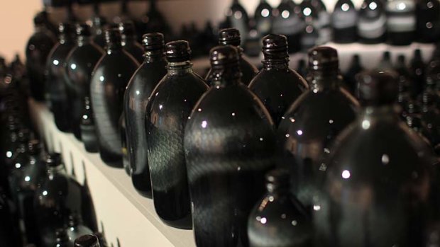 The serpentine bottles of Liu Zhuoquan's <em>Where are you?</em>