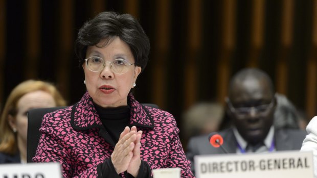 'The level of alarm is extremely high' ... China's Margaret Chan, the director-general of the World Health Organisation, speaks about Zika virus in Geneva.