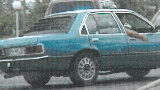 This photograph of Douglas Jackway's car was tendered to the Brisbane Supreme Court where Brett Peter Cowan is standing trial for the murder of Sunshine Coast schoolboy Daniel Morcombe.