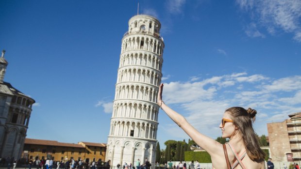 The Leaning Tower of Pisa was originally used for what purpose?