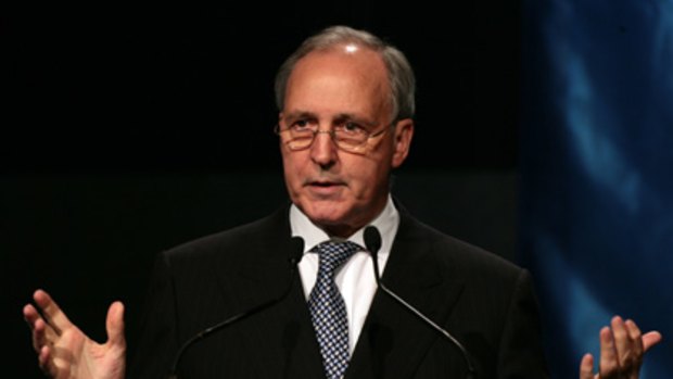 Paul Keating is against the move to raise the pension age to 67.