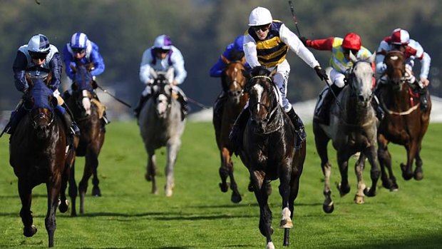 A quest for Caulfield Cup glory? Kieren Fallon on My Quest For Peace winning at Ascot last year.