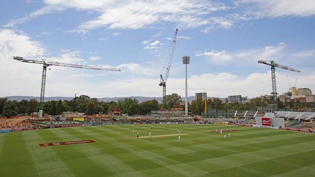 The Adelaide Oval during day two of the Second Test match between Australia and South Africa.