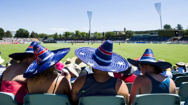 Manuka Oval is in the mix to host the Sheffield Shield final.