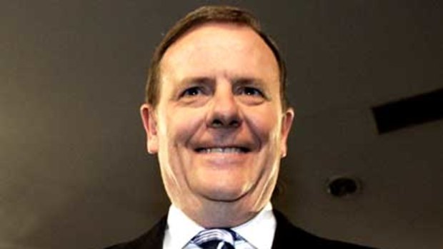 Not happy ... Peter Costello has attacked Labor over 'deceptive' ads.