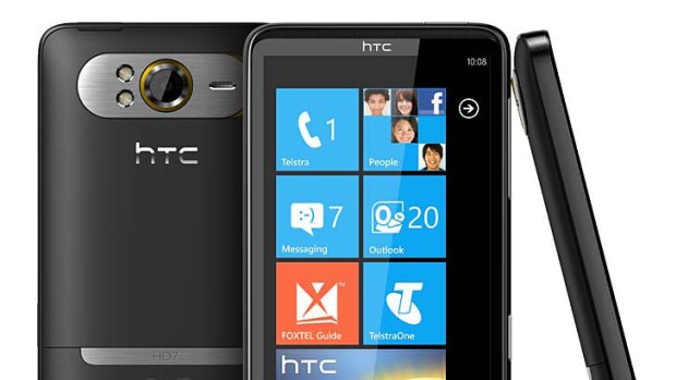 HTC's new HD7 will go on sale at Telstra stores from March 29.
