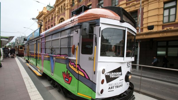 A Melbourne tram.