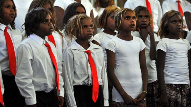 A children's choir at Pukatja in central Australia welcomed Indigenous Affairs Minister Jenny Macklin on a visit to central Australia, but the portfolio deserves more focus.