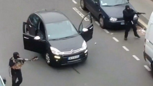Gunmen rampaging through Paris in one of the worst terrorist attacks this century.