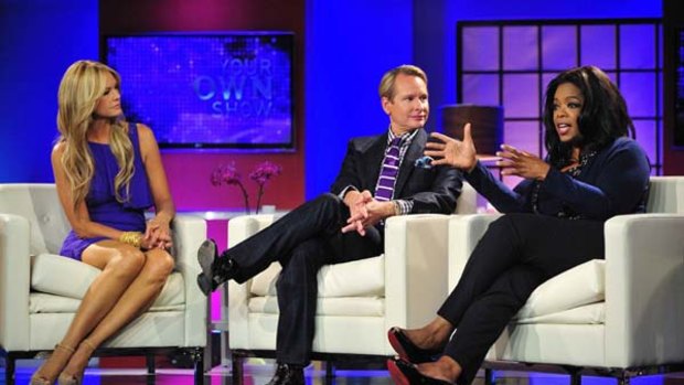 Your OWN Show hosts Nancy O'Dell and Carson Kressley  interview surprise guest Oprah Winfrey.