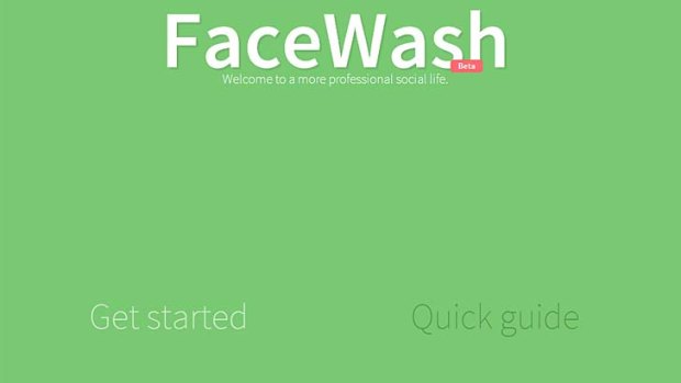 Clean up your Facebook ... FaceWash.