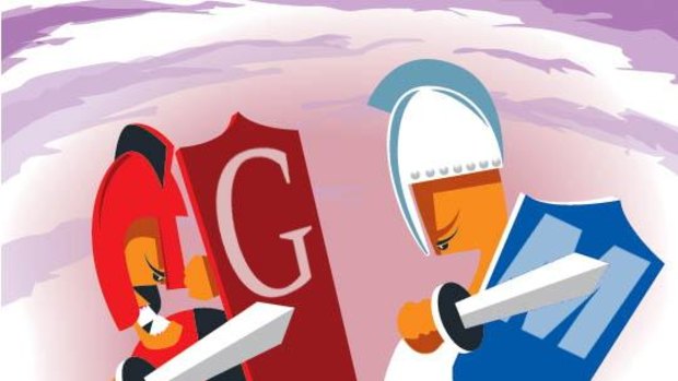 Clash of the knights: Google Apps  vs Microsoft Office 2010.