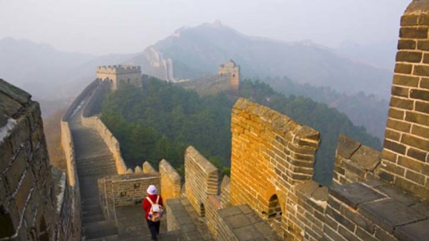 Marvellous ... the Great Wall of China.