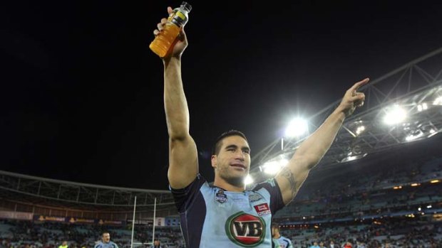 Heir to the throne &#8230; NSW front-rower James Tamou.