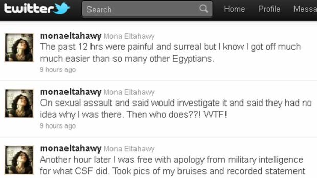 Twitter revelations ... Mona Eltahawy says she was subjected to the "worst sexual assault ever".
