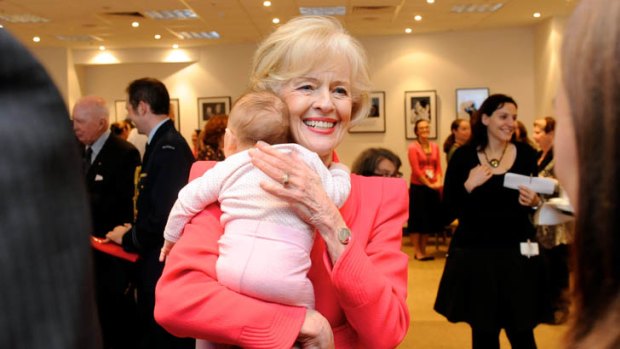 Circumstance ... the Governor-General, Quentin Bryce, joined in the 155 years of service celebrations at Melbourne's Royal Women's Hospital this week.