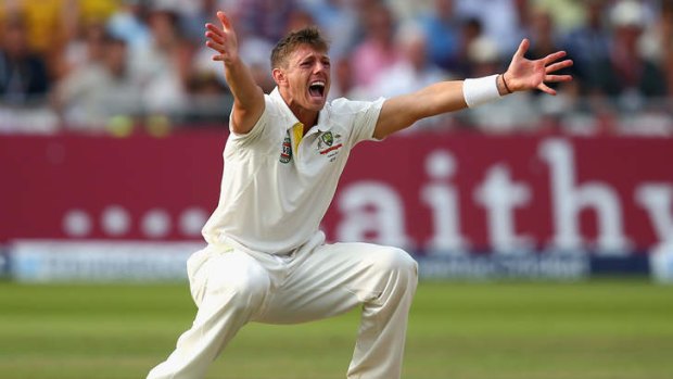 James Pattinson and the other Australian pacemen got the ball to reverse swing.