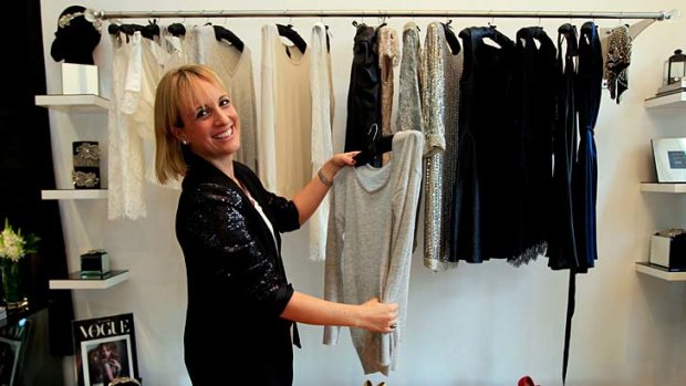 Do it yourself &#8230; a gown mishap before her wedding inspired Johanna Johnson to create her own range.