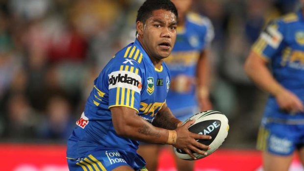 Back in blue and gold: Chris Sandow is set for a shock NRL recall against the Panthers this weekend.