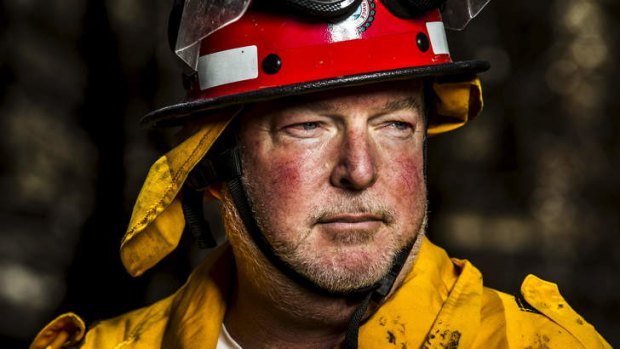 Bungendore Rural Fire Service captain Sheldon Williams was back on the ground at the Sand Hills fire site on Thursday. "The heat is one thing, but it's the wind that can be the killer,'' he said.