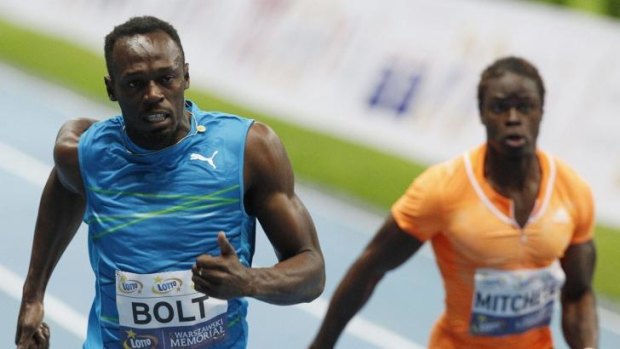 Usain Bolt broke the 10-second barrier for the 100 metres indoor.