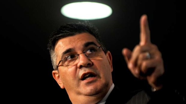 ‘‘The thought of Optus deciding to lift our content and not pay for it, and pretend and purport to be doing it for the consumer, is a complete disgrace’’ ... Andrew Demetriou