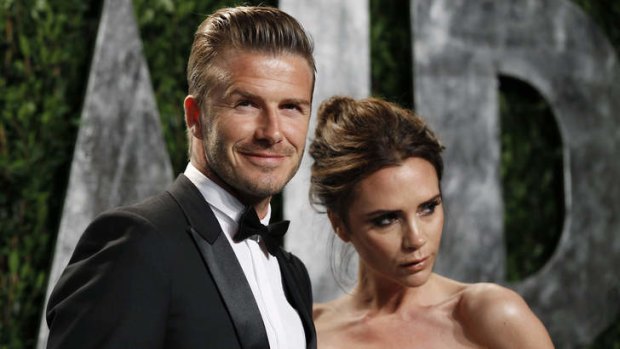 One of the most recognisable couples in the world, David and Victoria Beckham.
