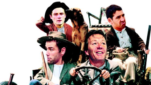 Bellamy hillbillies: (clockwise from  top left): Cooper Cronk, Billy Slater, Craig Bellamy and Cameron Smith.