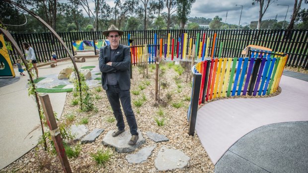 Landscape architect Neil Hobbs, who designed the Boundless playground. (in the newest updates section) Photo by Karleen Minney.