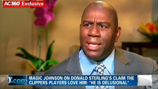 Magic Johnson was heavily criticised by Sterling.