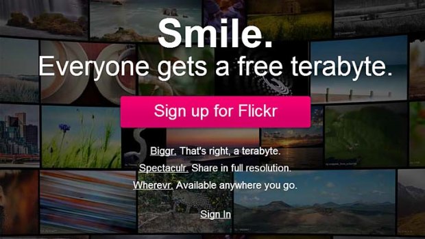 Smile: The new Flickr.