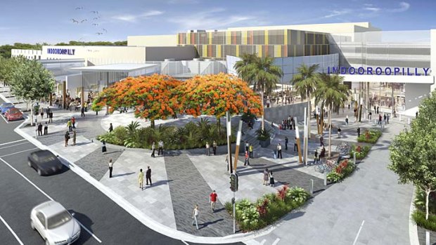 An artist's impression of the redeveloped Indooroopilly Shopping Centre.