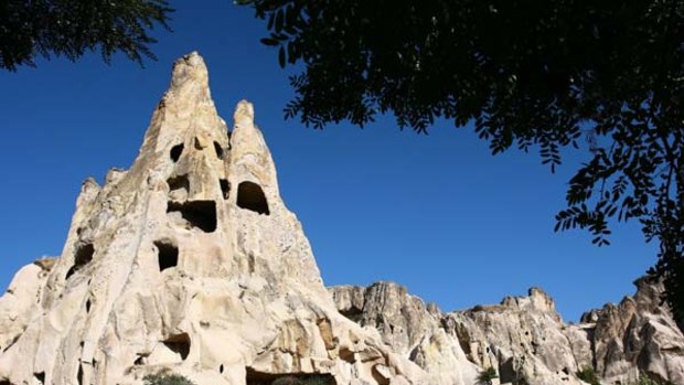Hive of activity ... Goreme Open-Air Museum.
