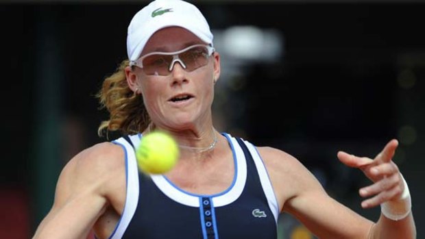 Samantha Stosur during the French Open final.
