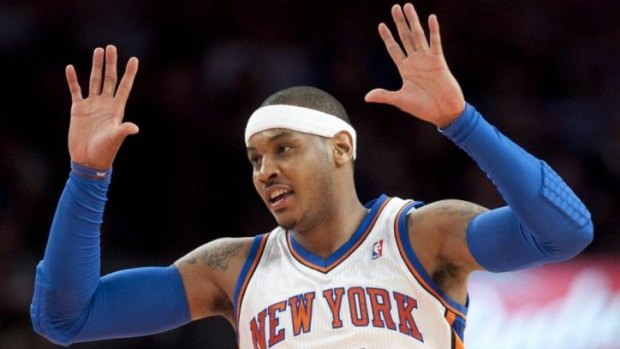 In demand: Several clubs are trying to sign Knicks forward Carmelo Anthony.