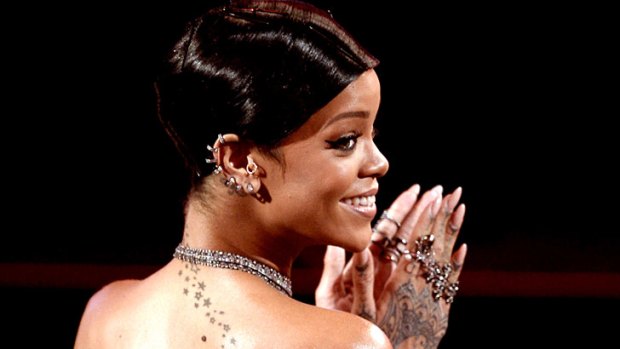 Popular: Rihanna's music attracted more than 5 million illegal downloads this year.