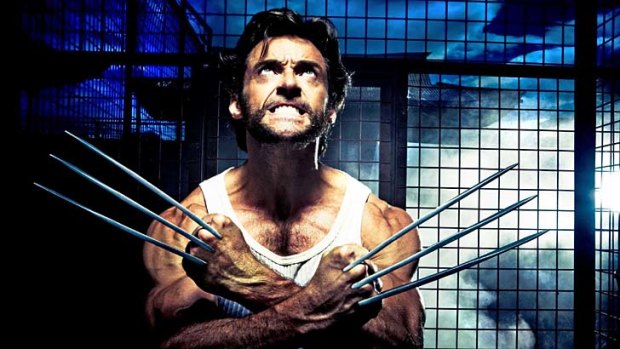 'An idiot with mutton chops' ...  Jackman stars in the 'little' film Wolverine.